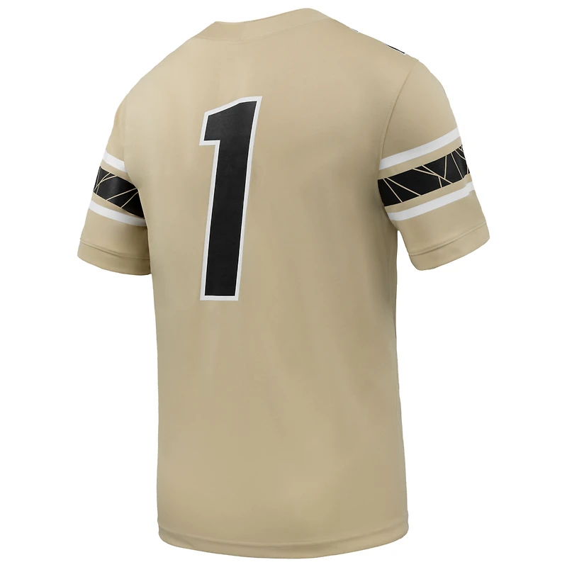 Men's Nike #1 Gold Colorado Buffaloes Football Game Jersey