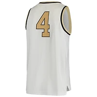 Men's Nike #4 White Colorado Buffaloes Replica Basketball Jersey