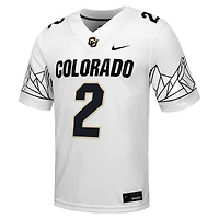 Men's Nike Shedeur Sanders White Colorado Buffaloes Alumni Game Jersey