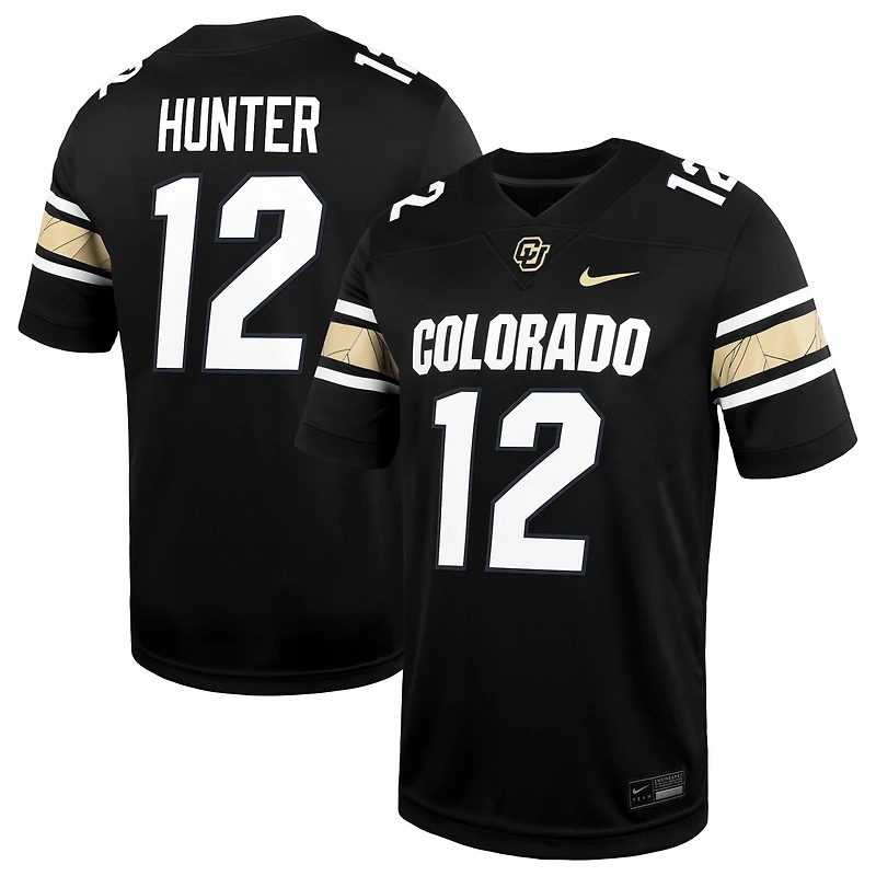 Men's Nike Travis Hunter Black Colorado Buffaloes Alternate Alumni Game Jersey