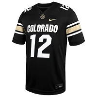 Maillot Nike Travis Hunter noir pour homme, ancien joueur des Colorado Buffaloes