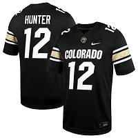 Maillot Nike Travis Hunter noir pour homme, ancien joueur des Colorado Buffaloes