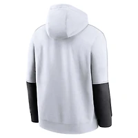 Men's Nike White Colorado Buffaloes 2024 Sideline Club Fleece Pullover Hoodie