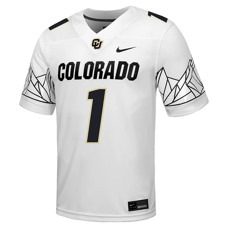 Men's Nike White Colorado Buffaloes Untouchable Game Jersey