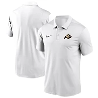 Men's Nike White Colorado Buffaloes Victory Solid Performance Polo