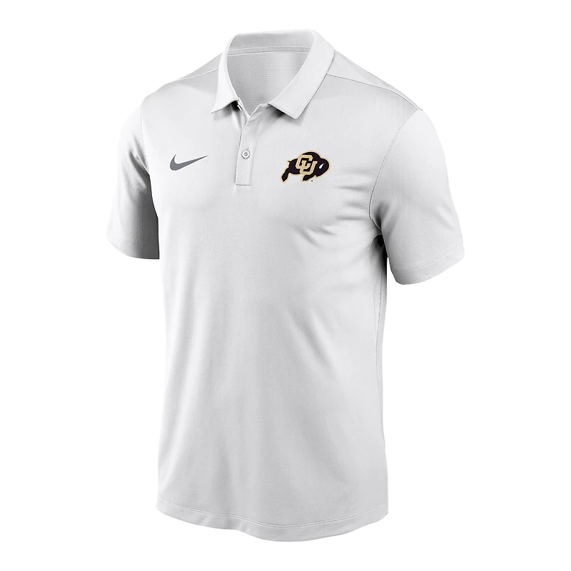 Men's Nike White Colorado Buffaloes Victory Solid Performance Polo