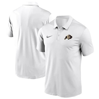 Polo Nike blanc Colorado Buffaloes Victory Solid Performance pour homme