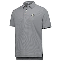Men's Peter Millar Black Colorado Buffaloes Jubilee Striped Performance Jersey Polo