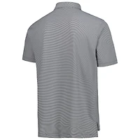 Men's Peter Millar Black Colorado Buffaloes Jubilee Striped Performance Jersey Polo
