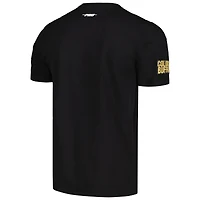 Men's Pro Standard Black Colorado Buffaloes Classic Stacked Logo T-Shirt