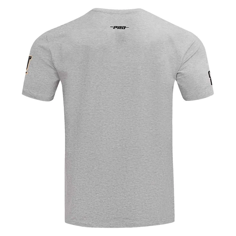 Men's Pro Standard Gray Colorado Buffaloes Classic Stacked Logo T-Shirt