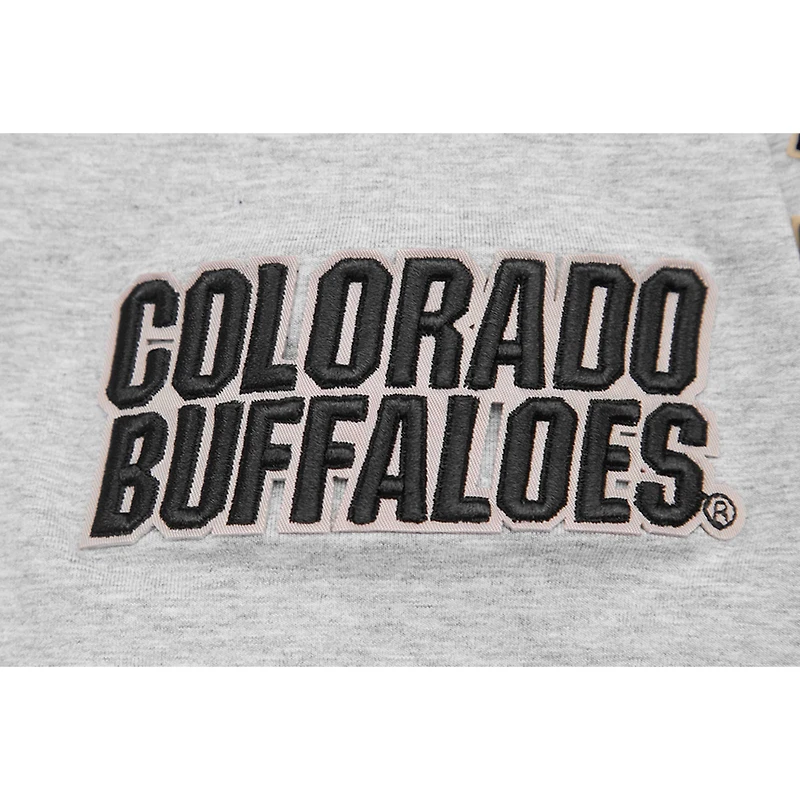 Men's Pro Standard Gray Colorado Buffaloes Classic Stacked Logo T-Shirt