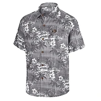 Chemise boutonnée Tommy Bahama noire pour homme, Colorado Buffaloes, Coconut Point, Palmetta Island, Zone Camp