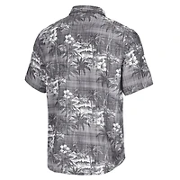 Men's Tommy Bahama Black Colorado Buffaloes Coconut Point Palmetta IslandZone Camp Button-Up Shirt