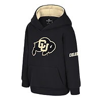 Toddler Colosseum  Black Colorado Buffaloes Big Logo Volume Fleece Pullover Hoodie