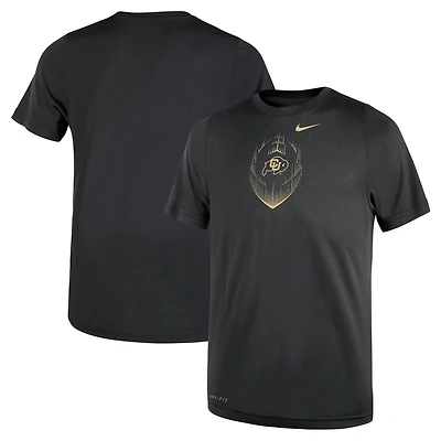 T-shirt Nike noir Colorado Buffaloes Legend Football Performance pour tout-petit