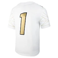 Maillot de football alternatif Nike pour tout-petit n° 1 blanc des Colorado Buffaloes