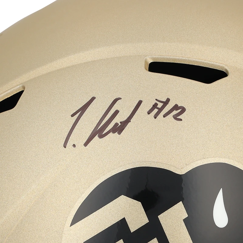 Travis Hunter Colorado Buffaloes Autographed Riddell Speed Replica Helmet  