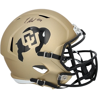 Travis Hunter Colorado Buffaloes Autographed Riddell Speed Replica Helmet  