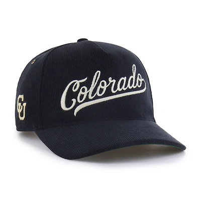 Unisex '47 Black Colorado Buffaloes Collections Golden Age Corduroy Hitch Adjustable Hat