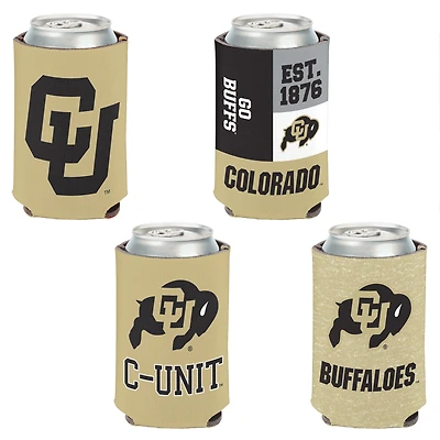 WinCraft Colorado Buffaloes 4-Pack 12oz. Can Cooler Set