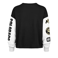 T-shirt à manches longues noir '47 Colorado Buffaloes Sydney pour femme