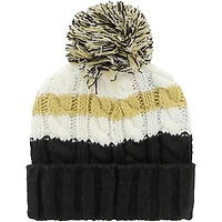 Women's '47 White Colorado Buffaloes Ashfield Cuffed Knit Hat with Pom