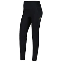 Women's  Black Colorado Buffaloes 7/8 Mixed Media Pocket iLeggings