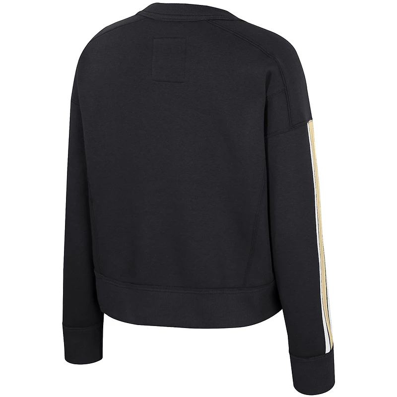 Women's Colosseum  Black Colorado Buffaloes Honeymoon Sweatshirt