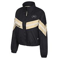 Women's Colosseum  Black Colorado Buffaloes Thin Ice Full-Zip Windbreaker