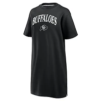 Robe t-shirt noire à trois mélanges Elements Go de Fanatics Colorado Buffaloes pour femme