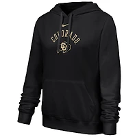 Women's Nike Black Colorado Buffaloes Club Fleece Hoodie