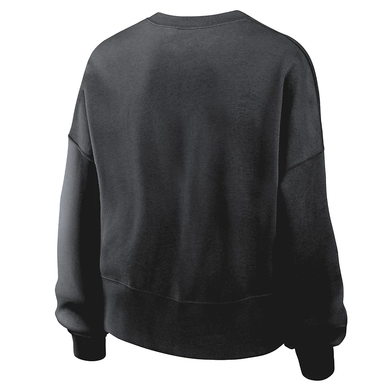 Women's Nike Black Colorado Buffaloes Phoenix Fleece Pullover Sweatshirt