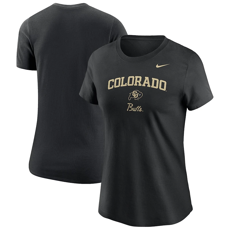 Women's Nike Black Colorado Buffaloes Primary T-Shirt