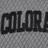 Sweat-shirt matelassé Pressbox Heather Charcoal Colorado Buffaloes Moose pour femme