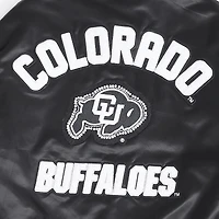 Women's Pro Standard  Black Colorado Buffaloes Satin Pearl Full-Snap Jacket