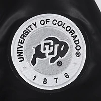 Women's Pro Standard  Black Colorado Buffaloes Satin Pearl Full-Snap Jacket