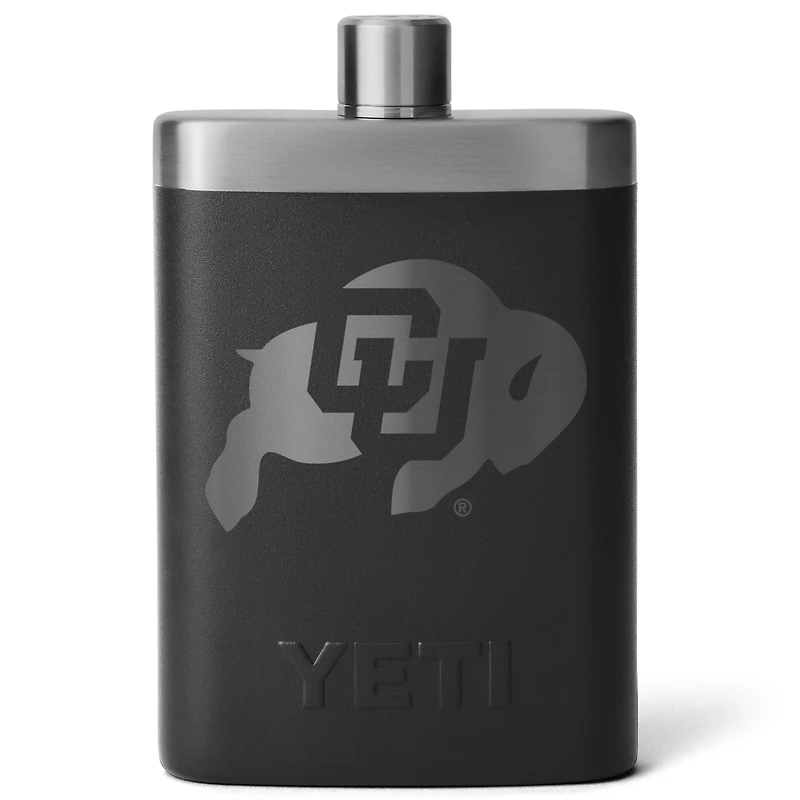 YETI Black Colorado Buffaloes 7oz. Flask