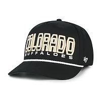 Youth '47 Black Colorado Buffaloes Byline Hitch Adjustable Hat
