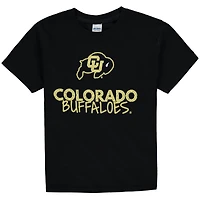 T-shirt noir à col rond Colorado Buffaloes pour jeune