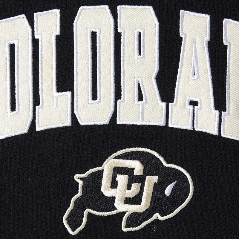 Chandail à capuchon Colosseum Colorado Buffaloes 2-Hit Team noir pour jeune