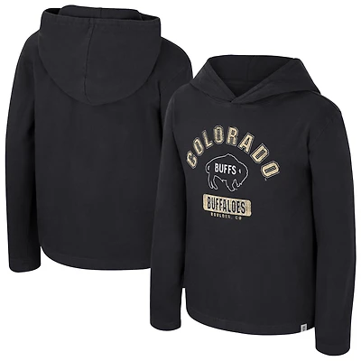 Youth Colosseum  Black Colorado Buffaloes Simoleans Washed Hoodie