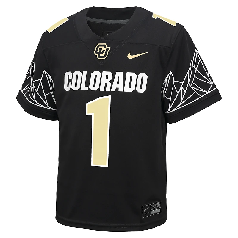 Youth Nike Black Colorado Buffaloes Untouchable Replica Jersey