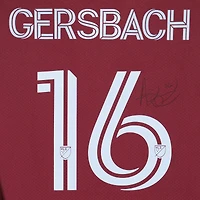 Maillot marron dédicacé #16 des Colorado Rapids d'Alex Gersbach pour la saison 2023 de la MLS