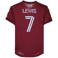 Maillot marron dédicacé #7 des Colorado Rapids de Jonathan Lewis pour la saison 2023 de la MLS
