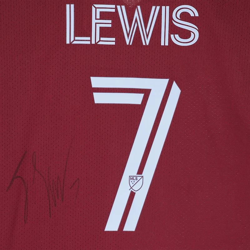 Maillot marron dédicacé #7 des Colorado Rapids de Jonathan Lewis pour la saison 2023 de la MLS