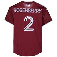 Maillot marron dédicacé #2 des Colorado Rapids de Keegan Rosenberry pour la saison 2023 de la MLS