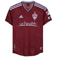 Maillot marron dédicacé #2 des Colorado Rapids de Keegan Rosenberry pour la saison 2023 de la MLS