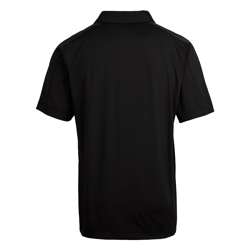 Men's Cutter & Buck Black Colorado Rapids Prospect Eco Textured Stretch Recycled Polo