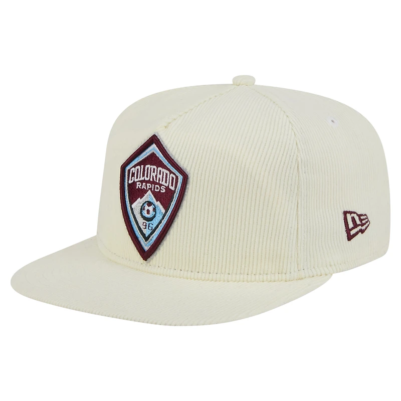 Men's New Era  Cream Colorado Rapids 2025 Kickoff Snapback Golfer Hat